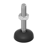 MODULAR SOLUTIONS PLASTIC FOOT&lt;br&gt;60 DIA, M16 W/ JAM NUT